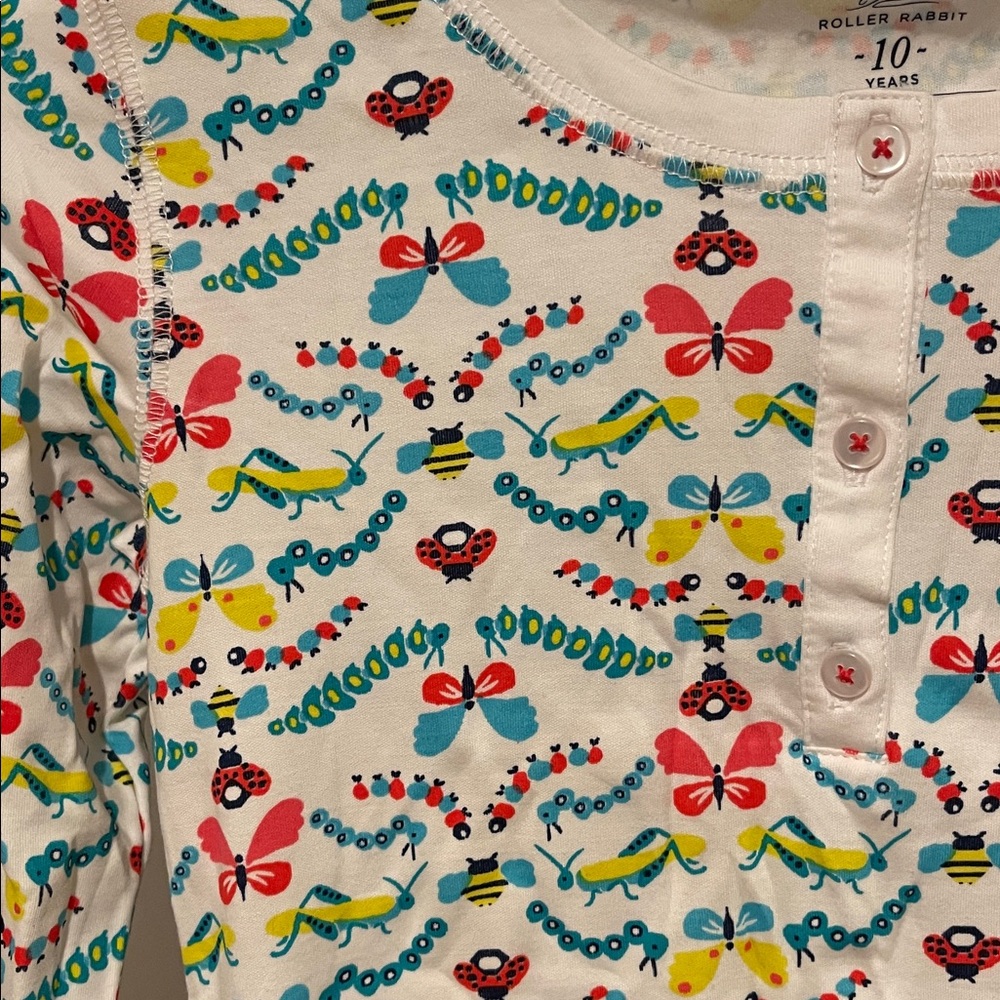 Colorful Patterned Pajama Set - Picture 3 of 3